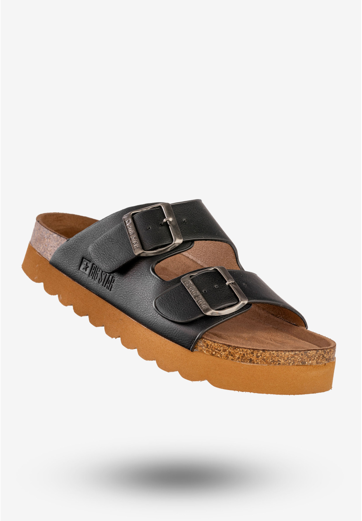 Klapki Casual Damskie Big Star Czarne LL274477