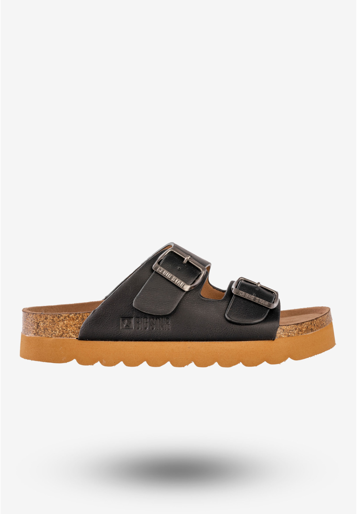 Klapki Casual Damskie Big Star Czarne LL274477