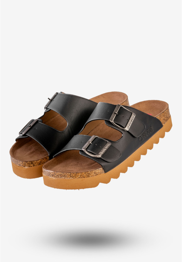 Klapki Casual Damskie Big Star Czarne LL274477