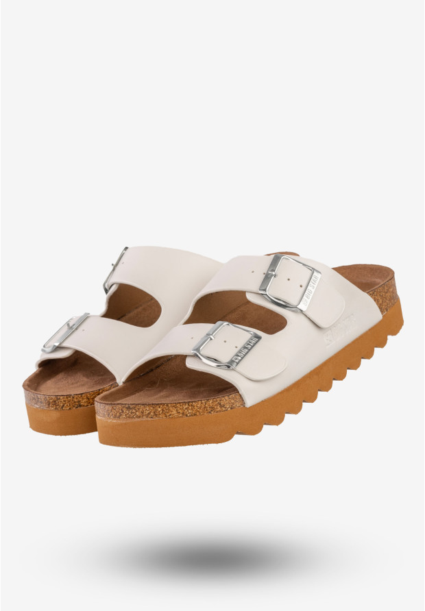 Klapki Casual Damskie Big Star Białe LL274480