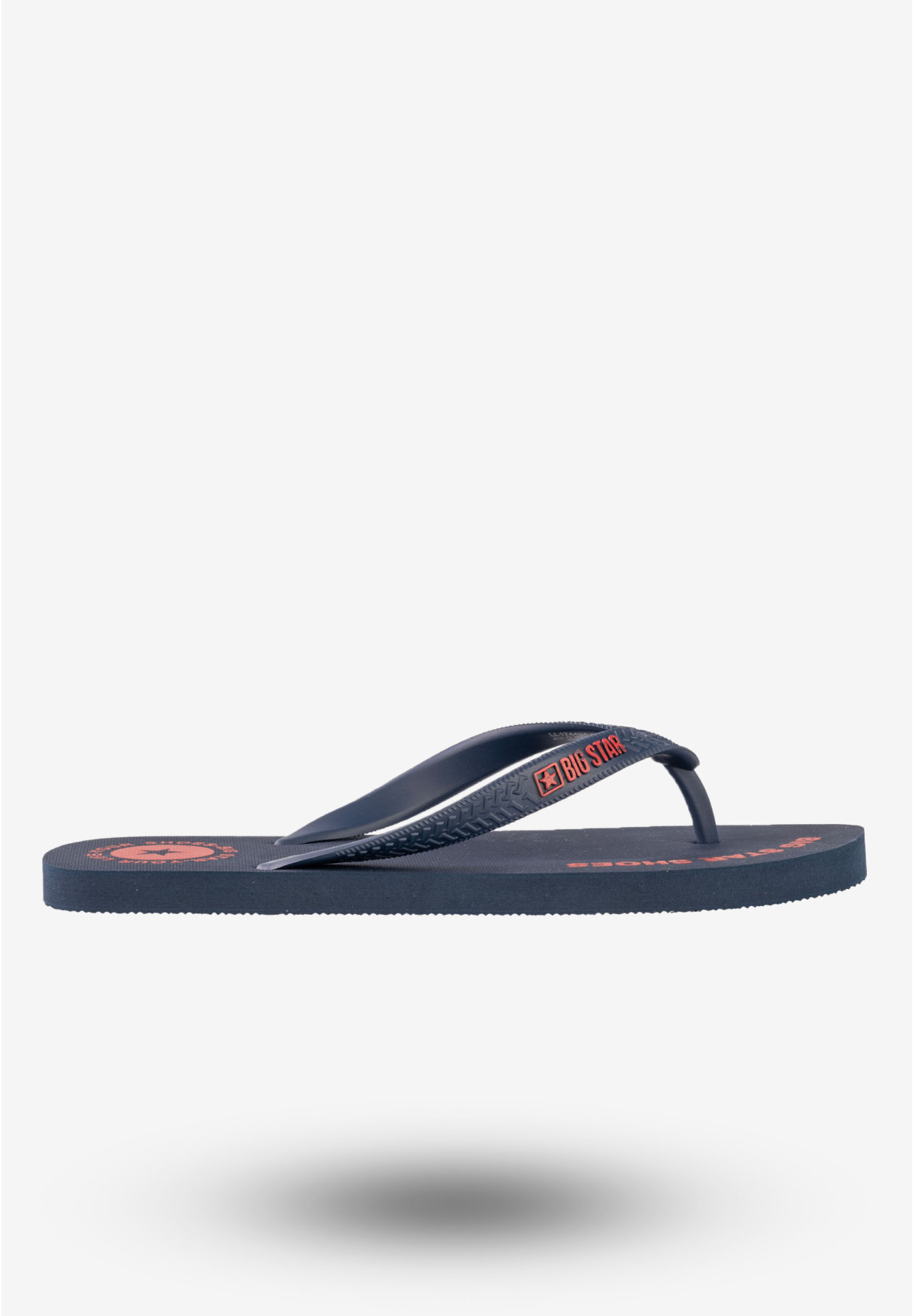 Japonki Męskie Buty Big Star Granatowe LL174424