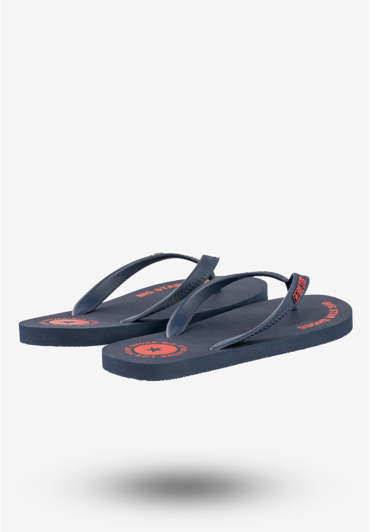 Japonki Męskie Buty Big Star Granatowe LL174424
