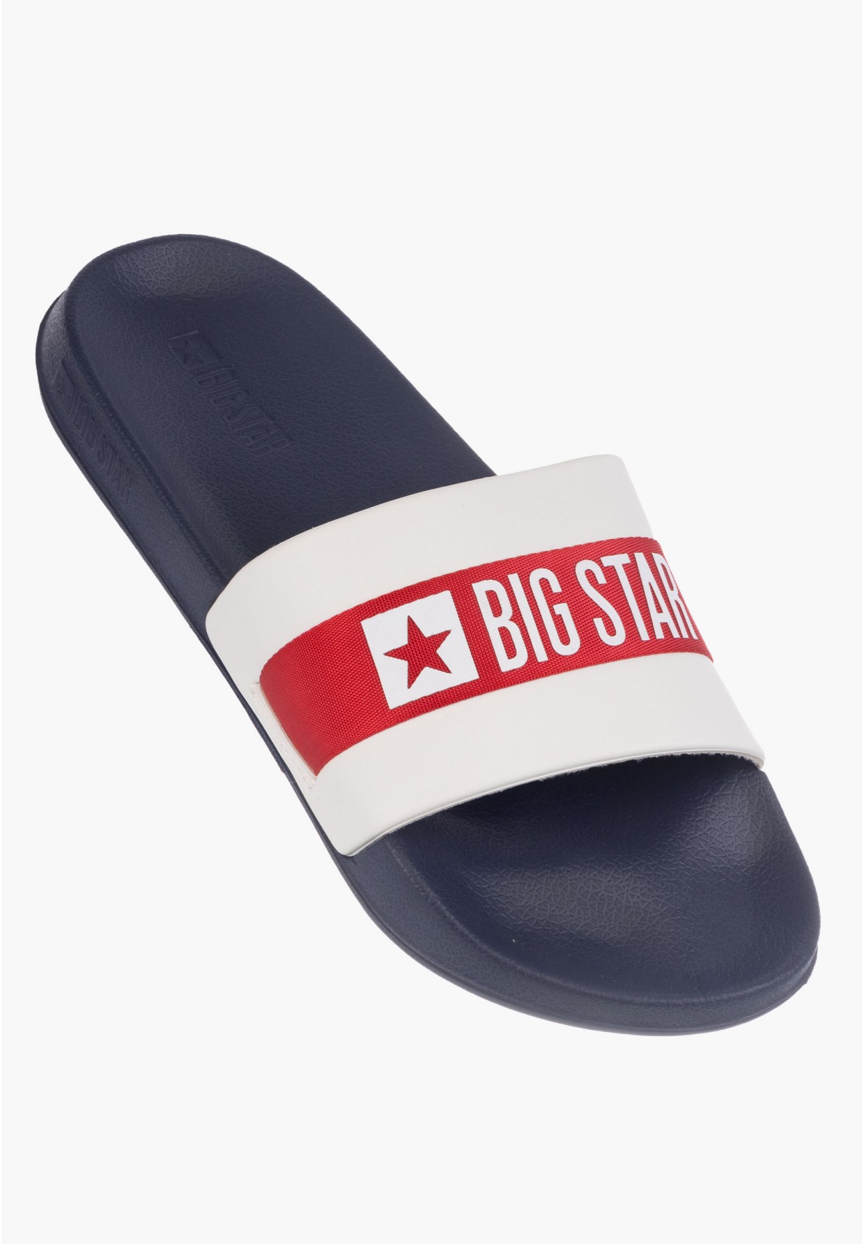 Klapki Męskie Big Star Granatowe LL174455