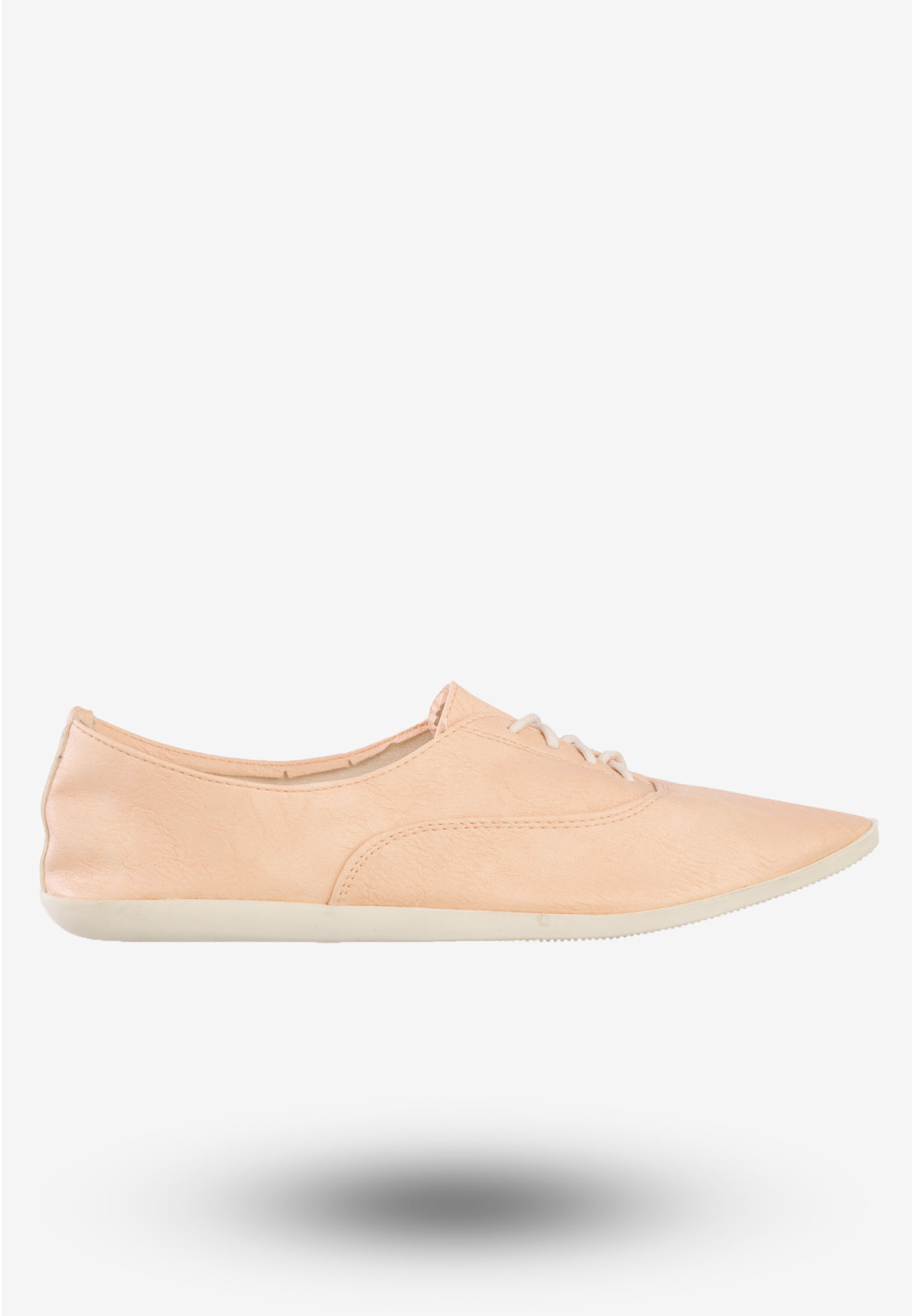Tenisówki Damskie Buty Ekoskóra Półbuty Nude Jezzi 71W4BL2013
