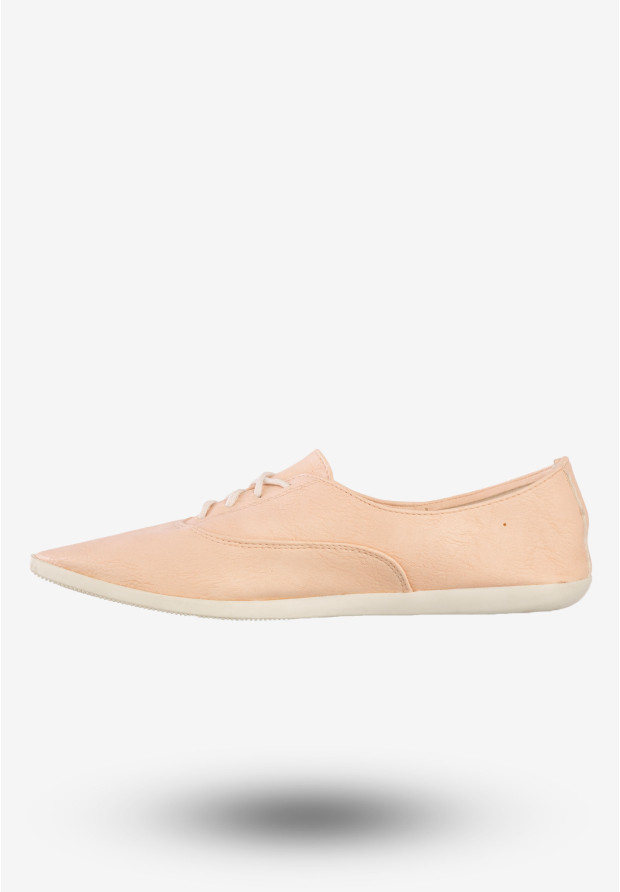 Tenisówki Damskie Buty Ekoskóra Półbuty Nude Jezzi 71W4BL2013
