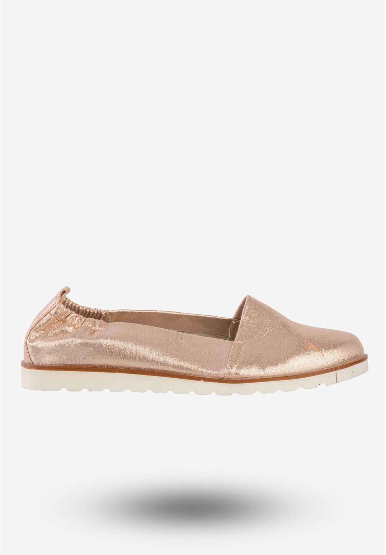 Baleriny Damskie Ekoskóra Buty Eleganckie Jezzi Różowe SA40-1