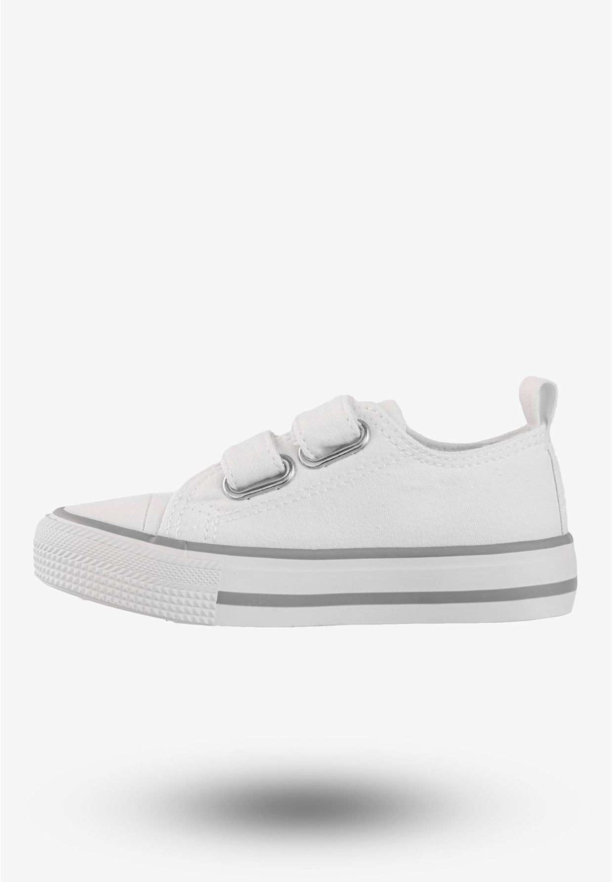 Trampki Dziecięce Buty Na Rzepy BIG STAR Białe LL374016