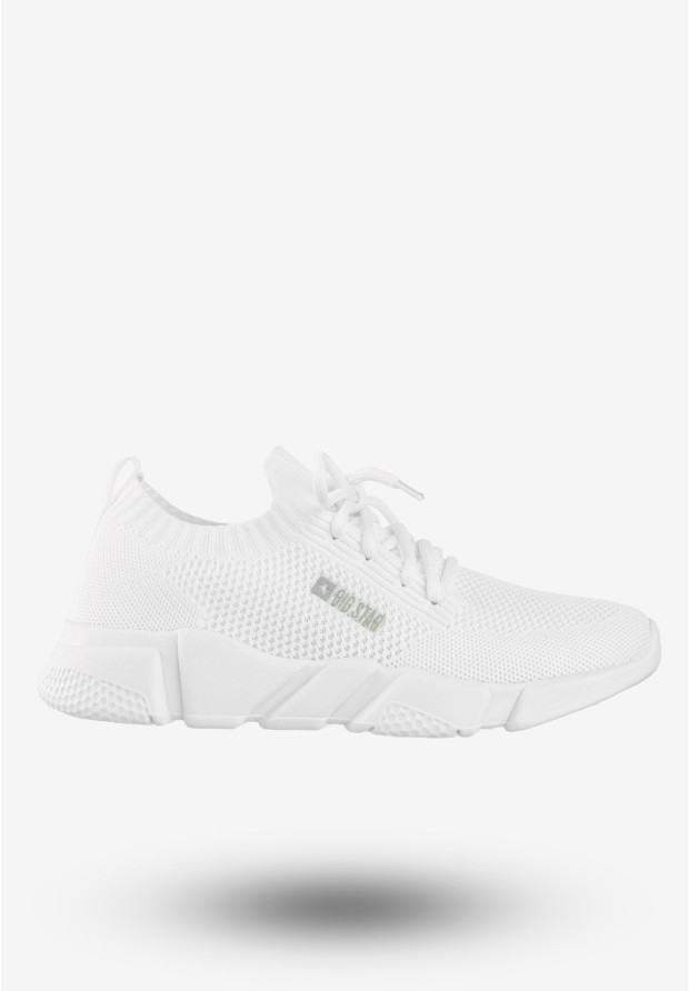 Sneakersy Damskie Buty Sportowe Big Star Białe JJ274268
