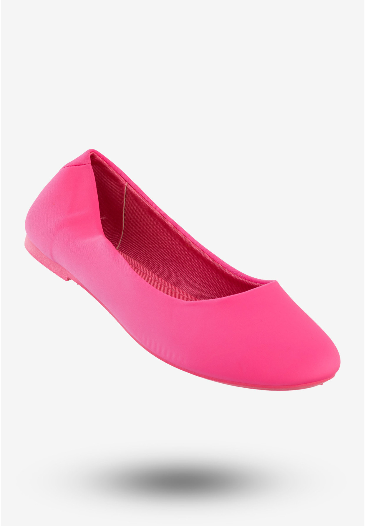 Baleriny Damskie Klasyczne Buty Lekkie Baolikang Różowe E689