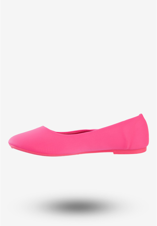 Baleriny Damskie Klasyczne Buty Lekkie Baolikang Różowe E689