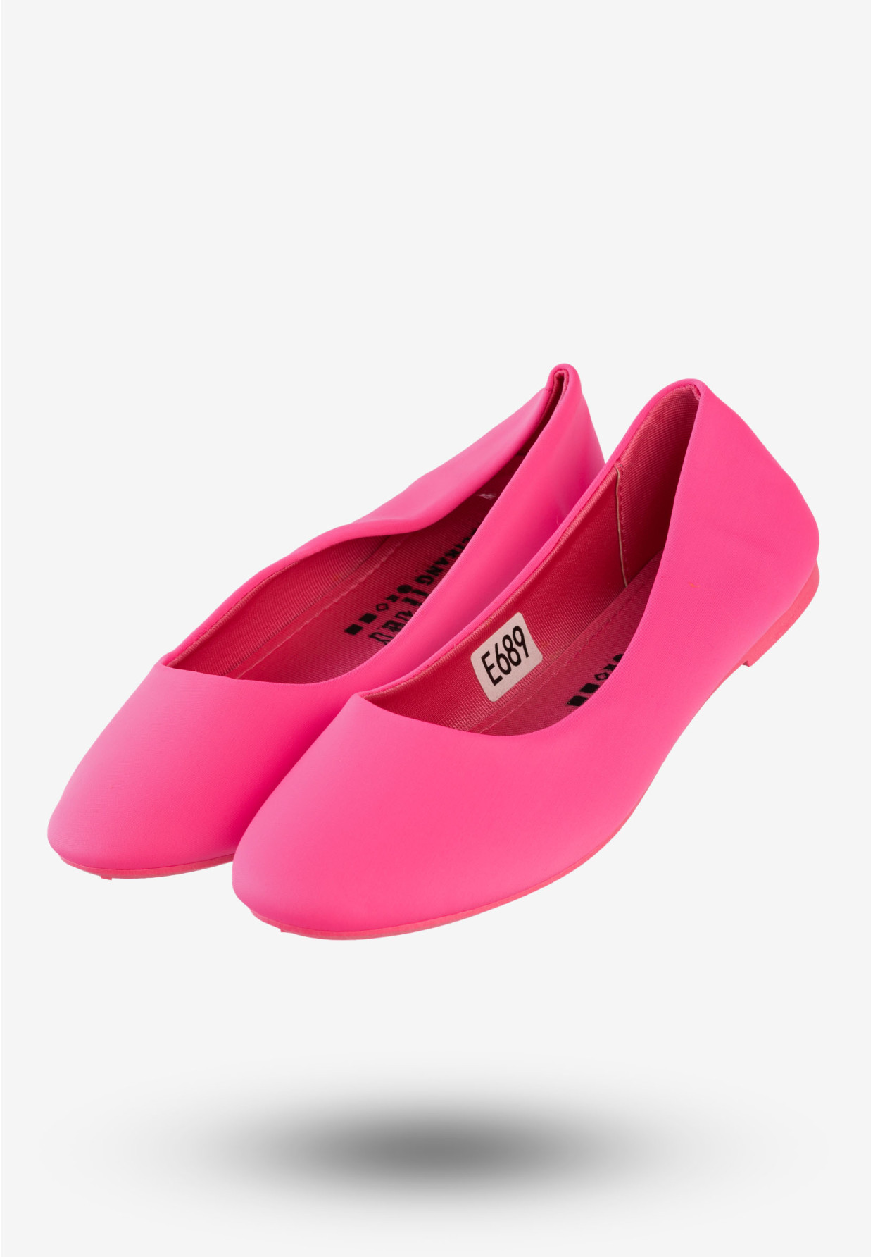 Baleriny Damskie Klasyczne Buty Lekkie Baolikang Różowe E689