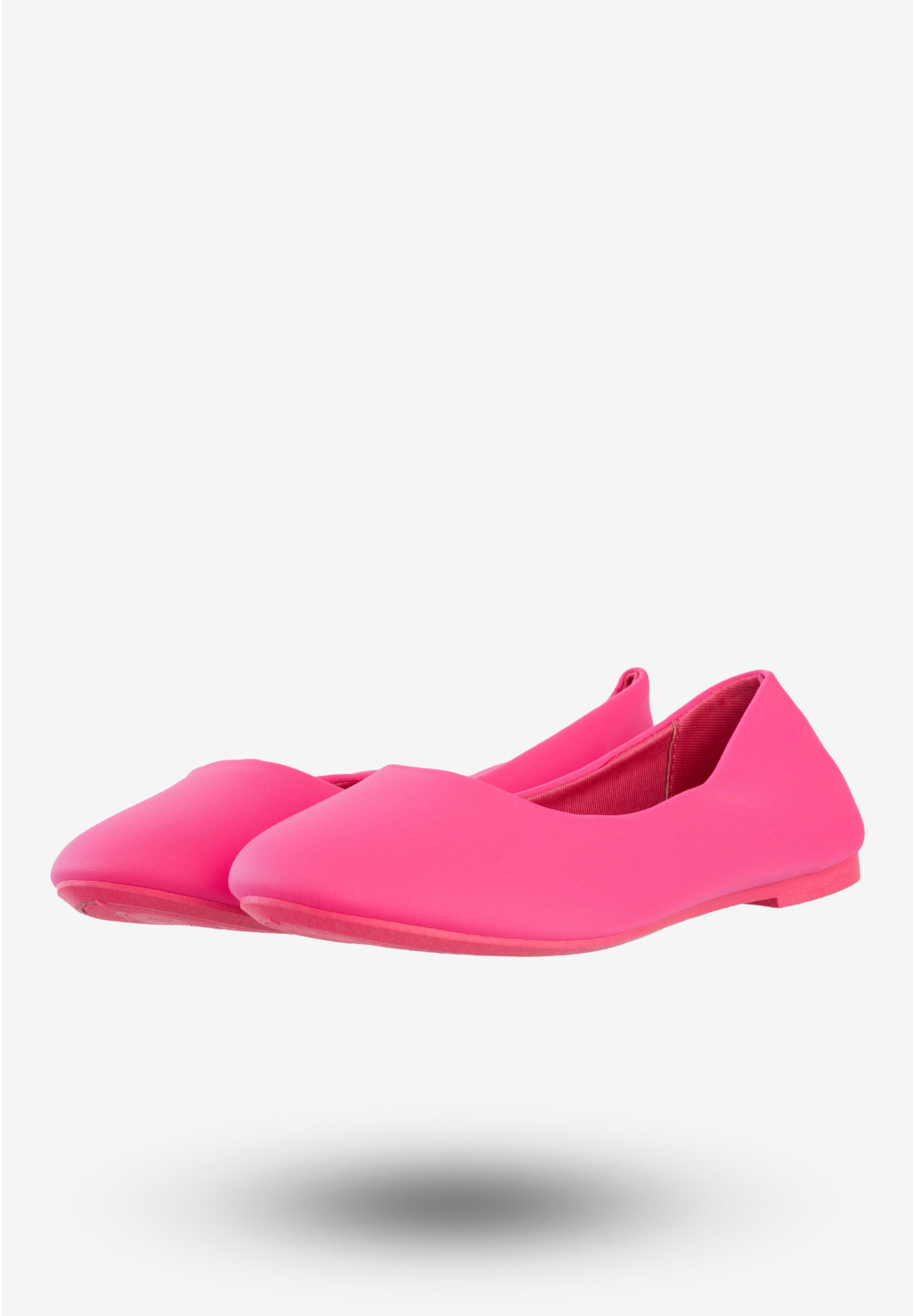 Baleriny Damskie Klasyczne Buty Lekkie Baolikang Różowe E689