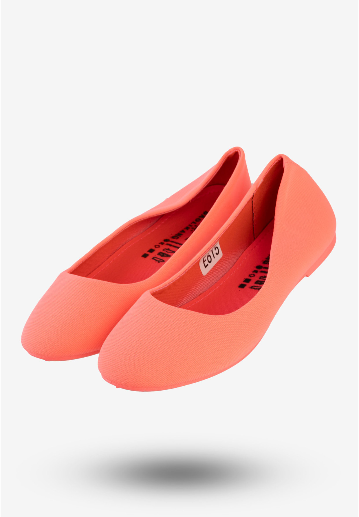 Baleriny Damskie Klasyczne Buty Lekkie Baolikang Różowe E615