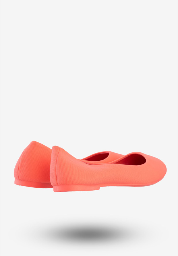 Baleriny Damskie Klasyczne Buty Lekkie Baolikang Różowe E615