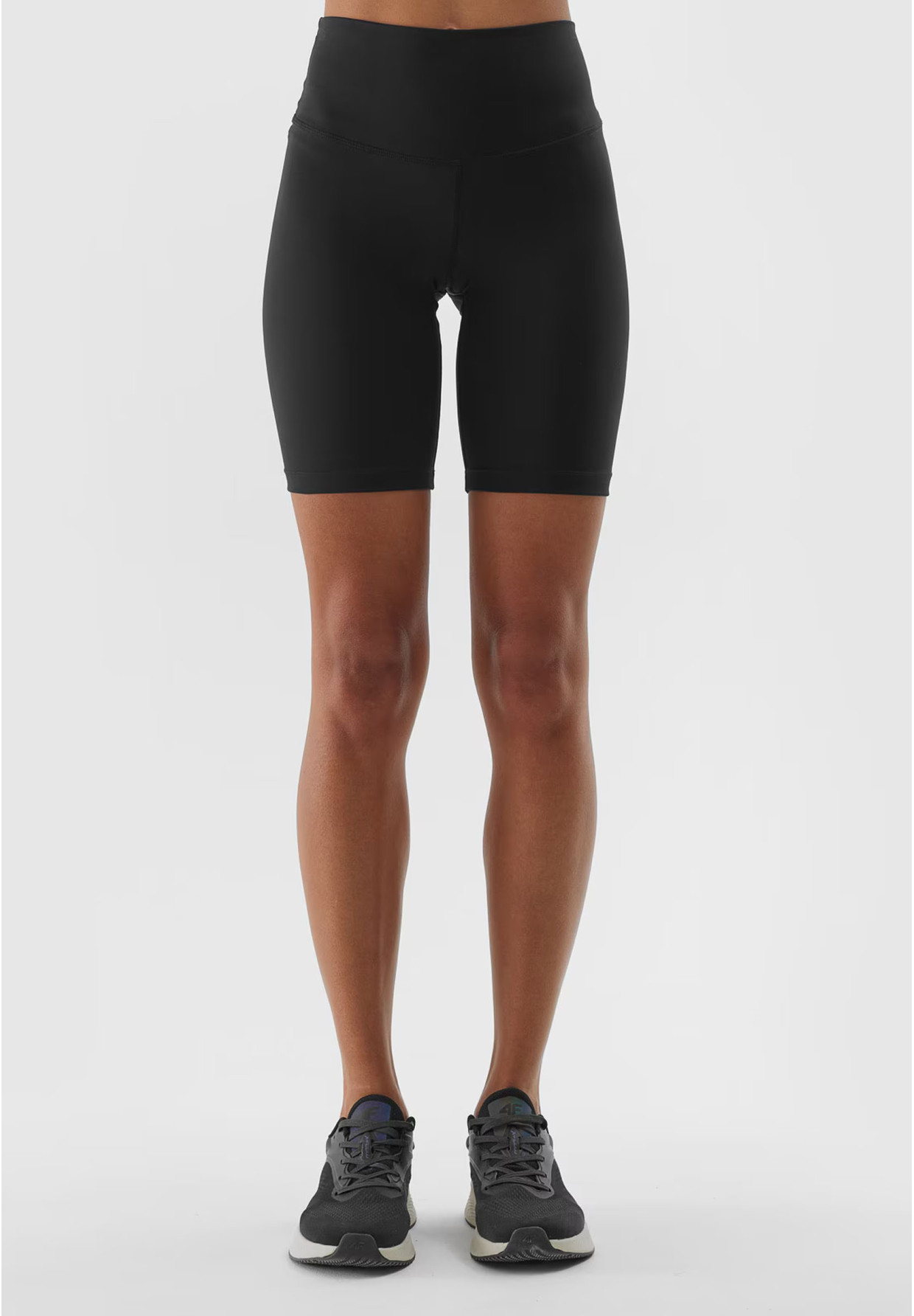 Legginsy Damskie 4F Spodenki kolarki czarne 4FWAW24TFSTF012