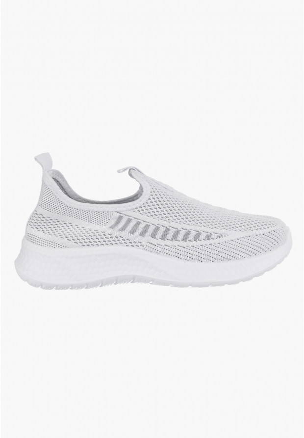 Buty Sportowe Damskie Białe JHY237-9
