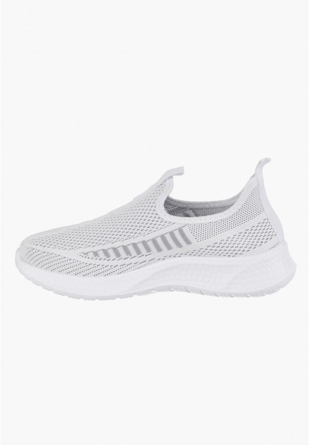 Buty Sportowe Damskie Białe JHY237-9