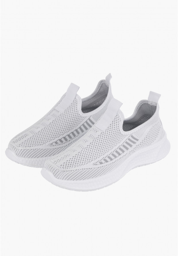 Buty Sportowe Damskie Białe JHY237-9