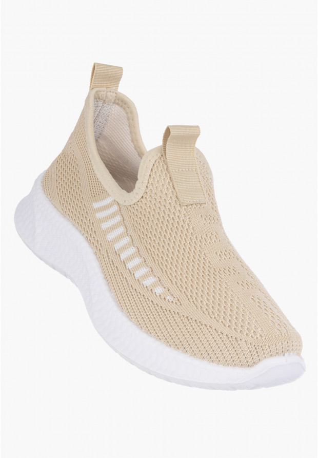 Buty Sportowe Damskie Beżowe JHY237-8
