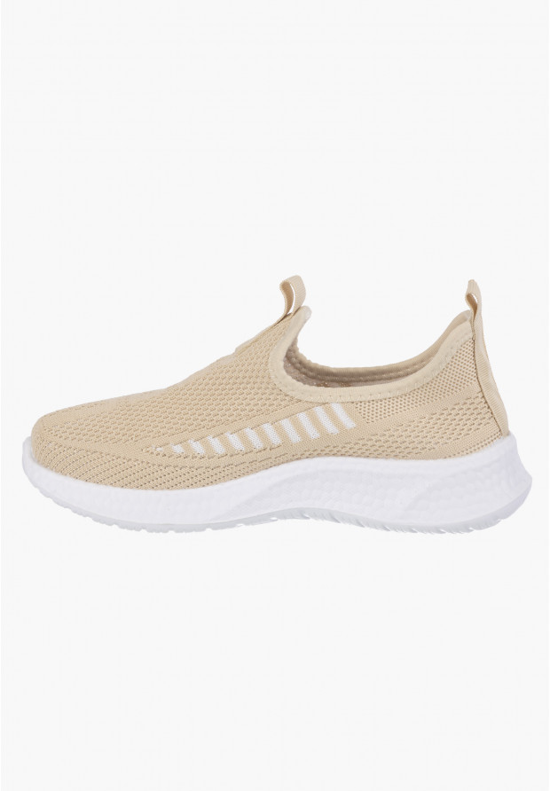 Buty Sportowe Damskie Beżowe JHY237-8