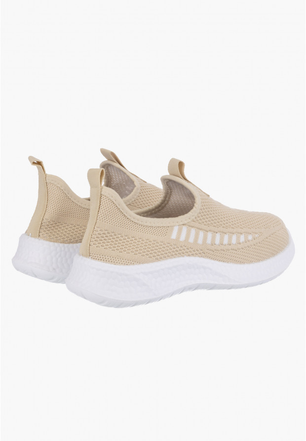 Buty Sportowe Damskie Beżowe JHY237-8