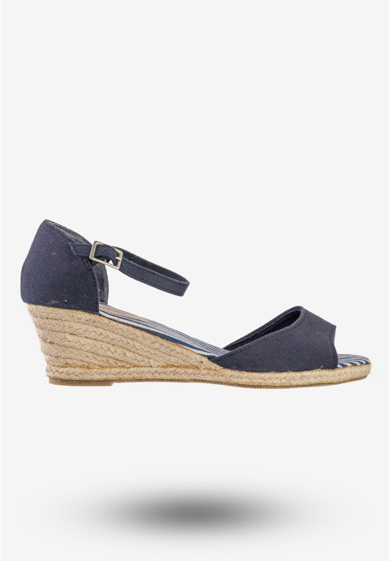 Sandały Damskie Buty Na Koturnie New Age Granatowe GLF-3