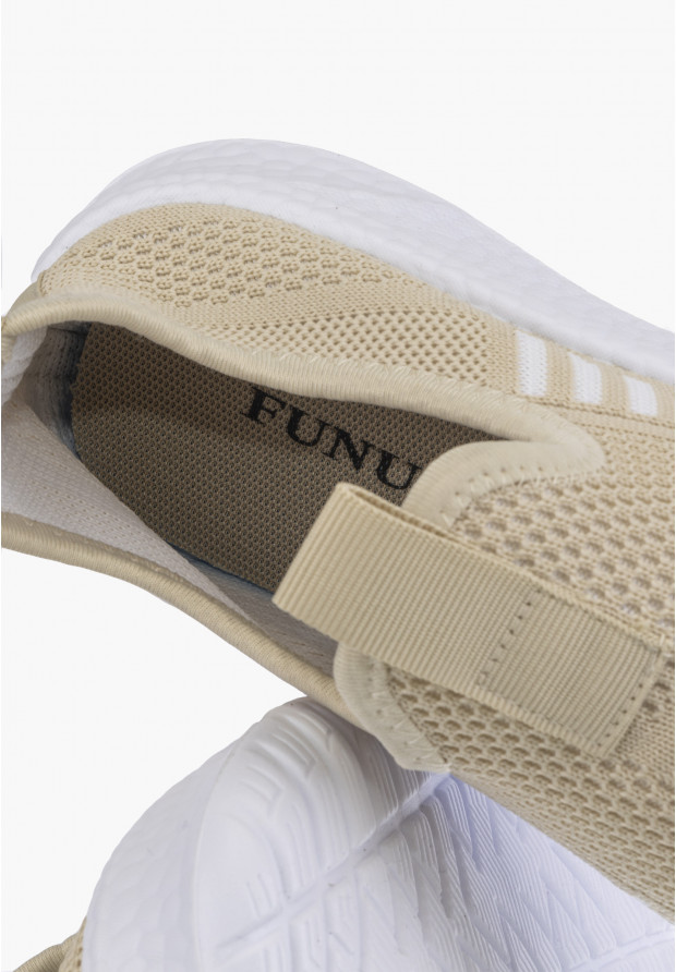 Buty Sportowe Damskie Beżowe JHY237-8