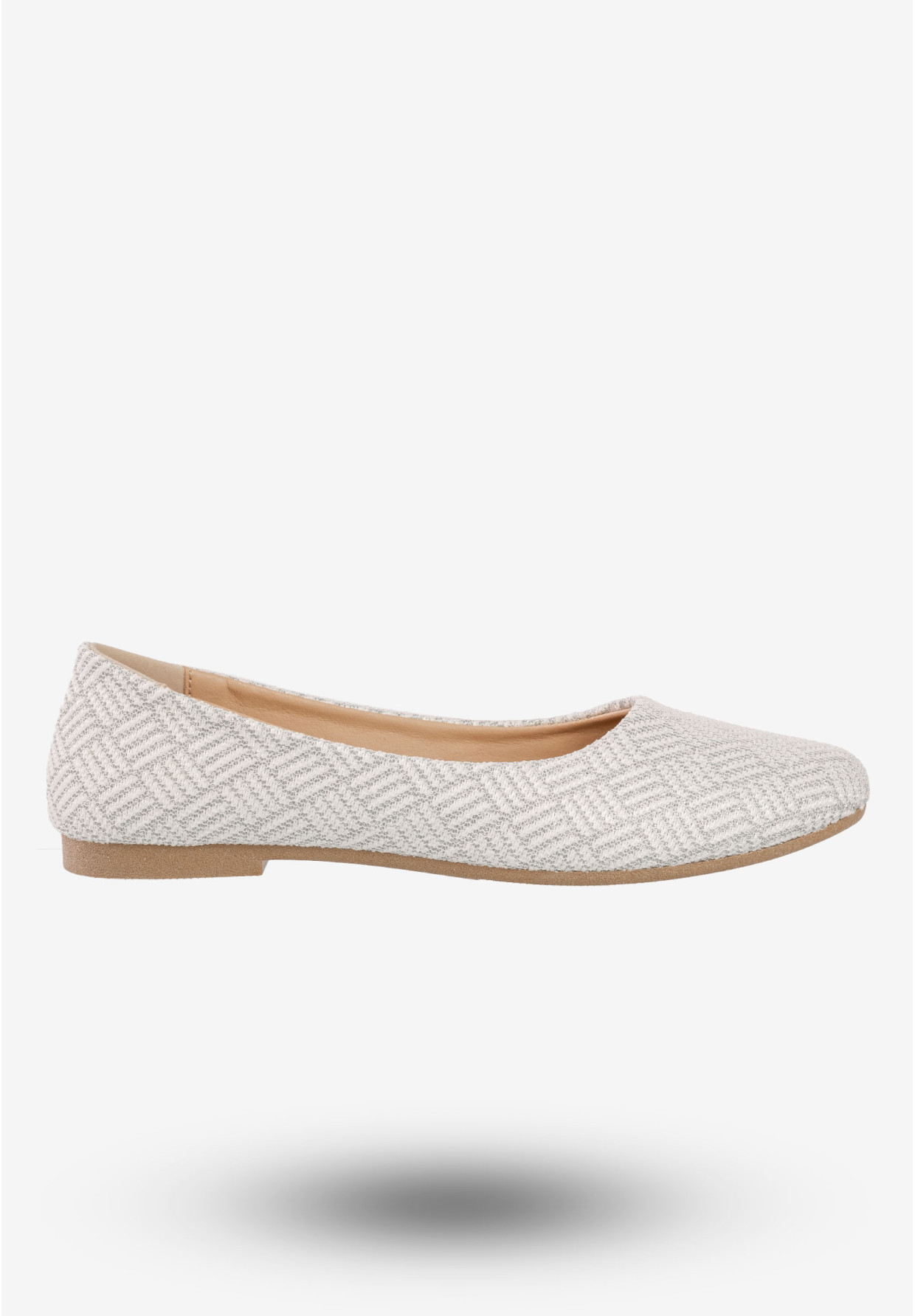 Baleriny Damskie Eleganckie Buty Na Wiosnę Lato Jezzi Białe 25BLL02-9047