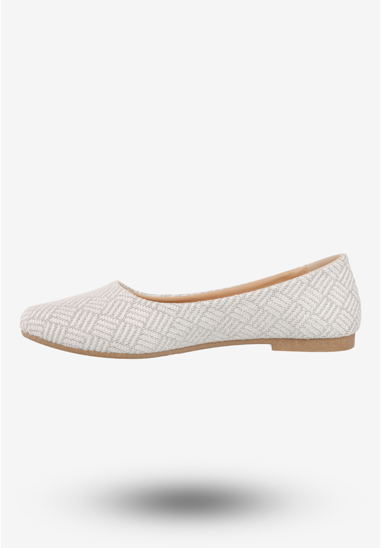 Baleriny Damskie Eleganckie Buty Na Wiosnę Lato Jezzi Białe 25BLL02-9047