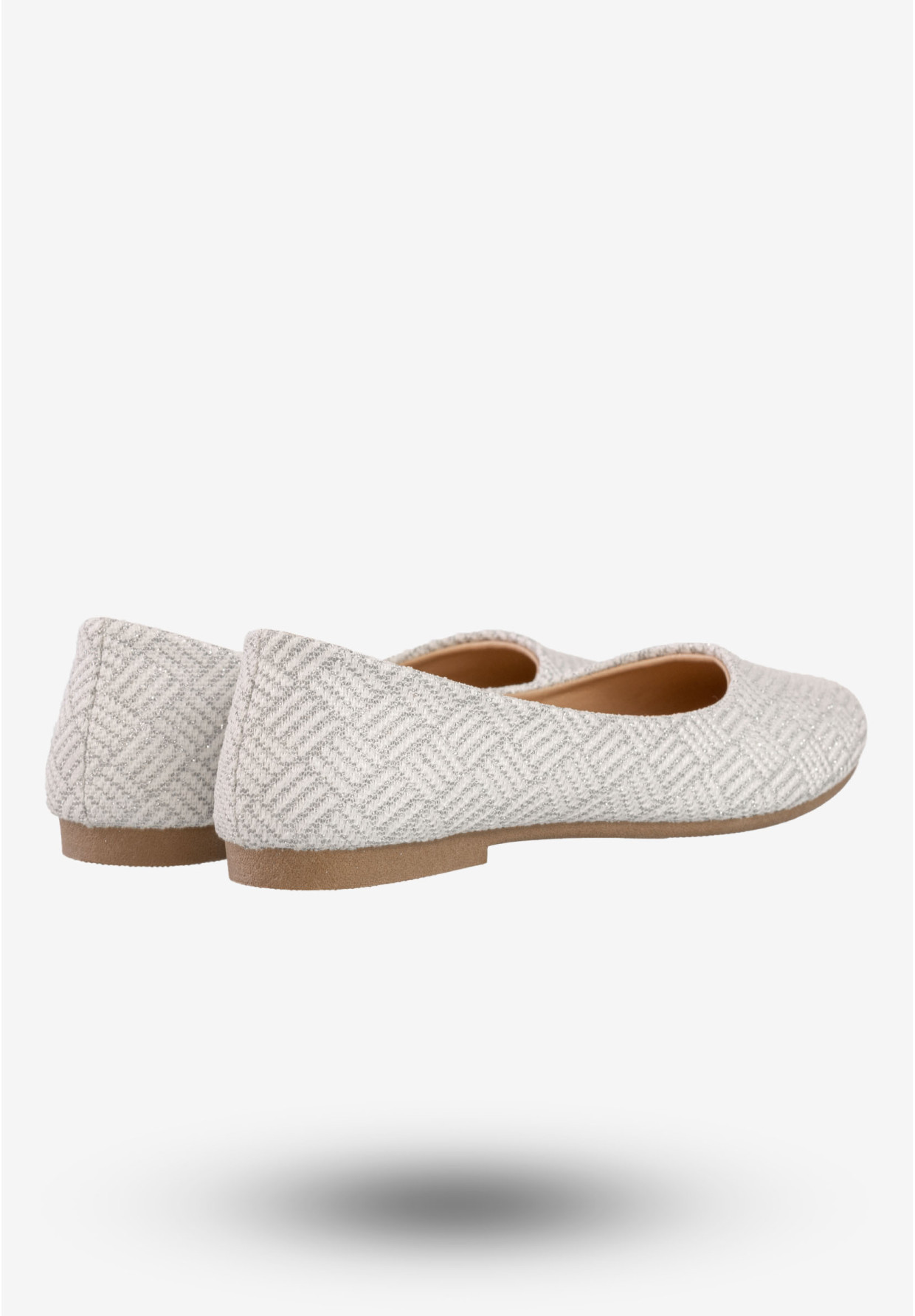 Baleriny Damskie Eleganckie Buty Na Wiosnę Lato Jezzi Białe 25BLL02-9047