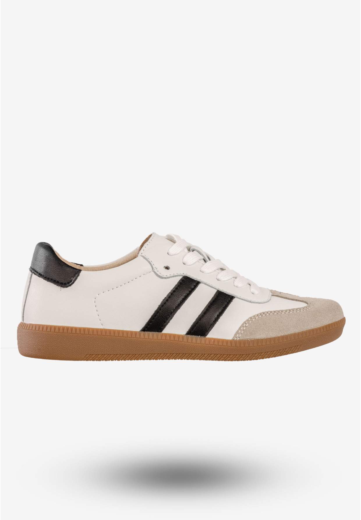 Sneakersy Damskie Skórzane Buty Sportowe Filippo Białe DP6741/25WH