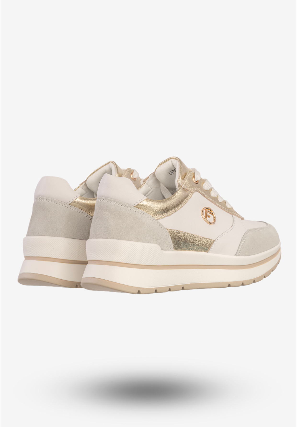 Sneakersy Damskie Skórzane Buty Sportowe Filippo Białe DP6858/25WH GO