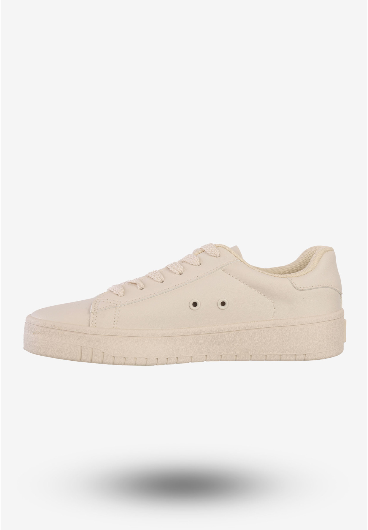 Sneakersy Big Star Beżowe Buty Damskie Ekoskóra NN274578
