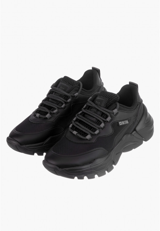 Sneakersy Damskie Big Star Czarne JJ274795