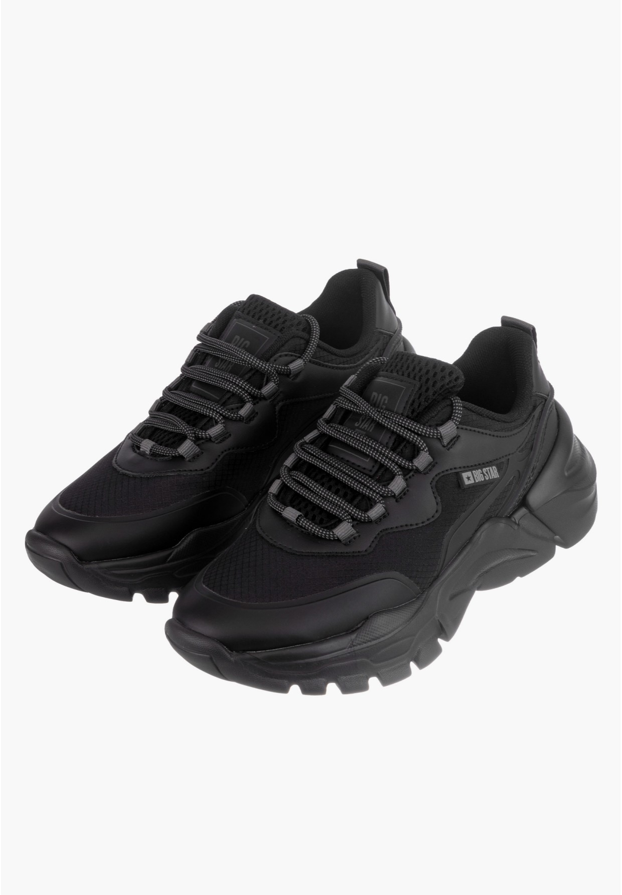 Sneakersy Damskie Big Star Czarne JJ274795