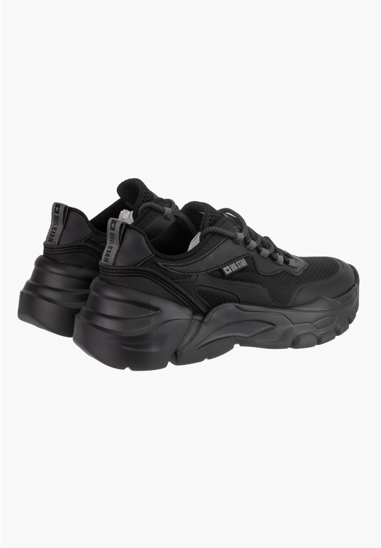 Sneakersy Damskie Big Star Czarne JJ274795