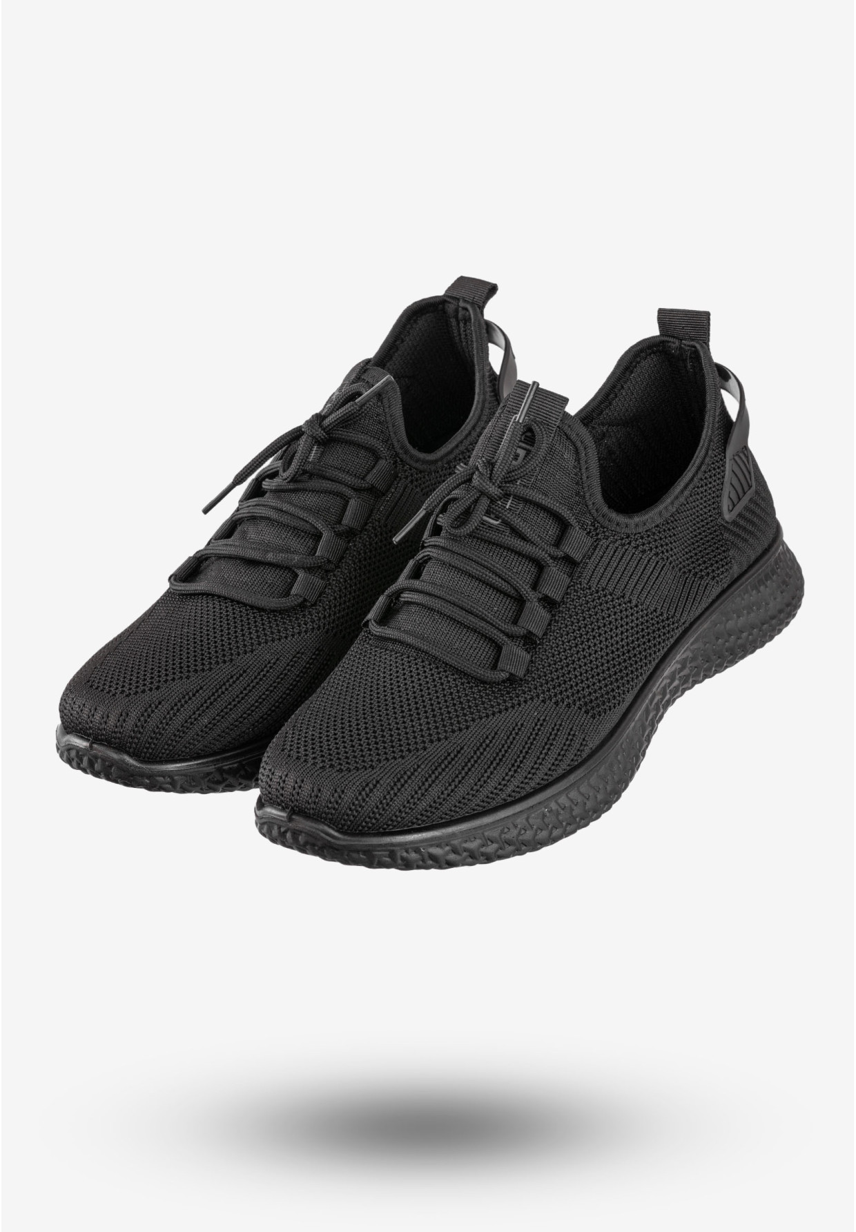 Sneakersy Męskie Buty Sportowe Lekkie News Czarne 21MN02-3634M