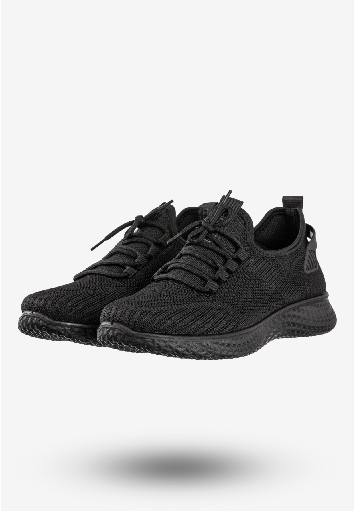 Sneakersy Męskie Buty Sportowe Lekkie News Czarne 21MN02-3634M