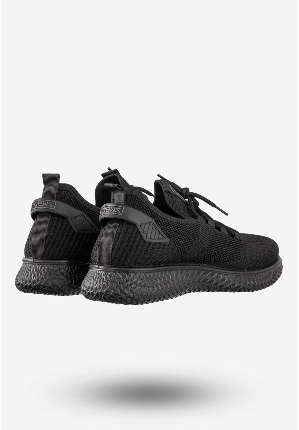 Sneakersy Męskie Buty Sportowe Lekkie News Czarne 21MN02-3634M