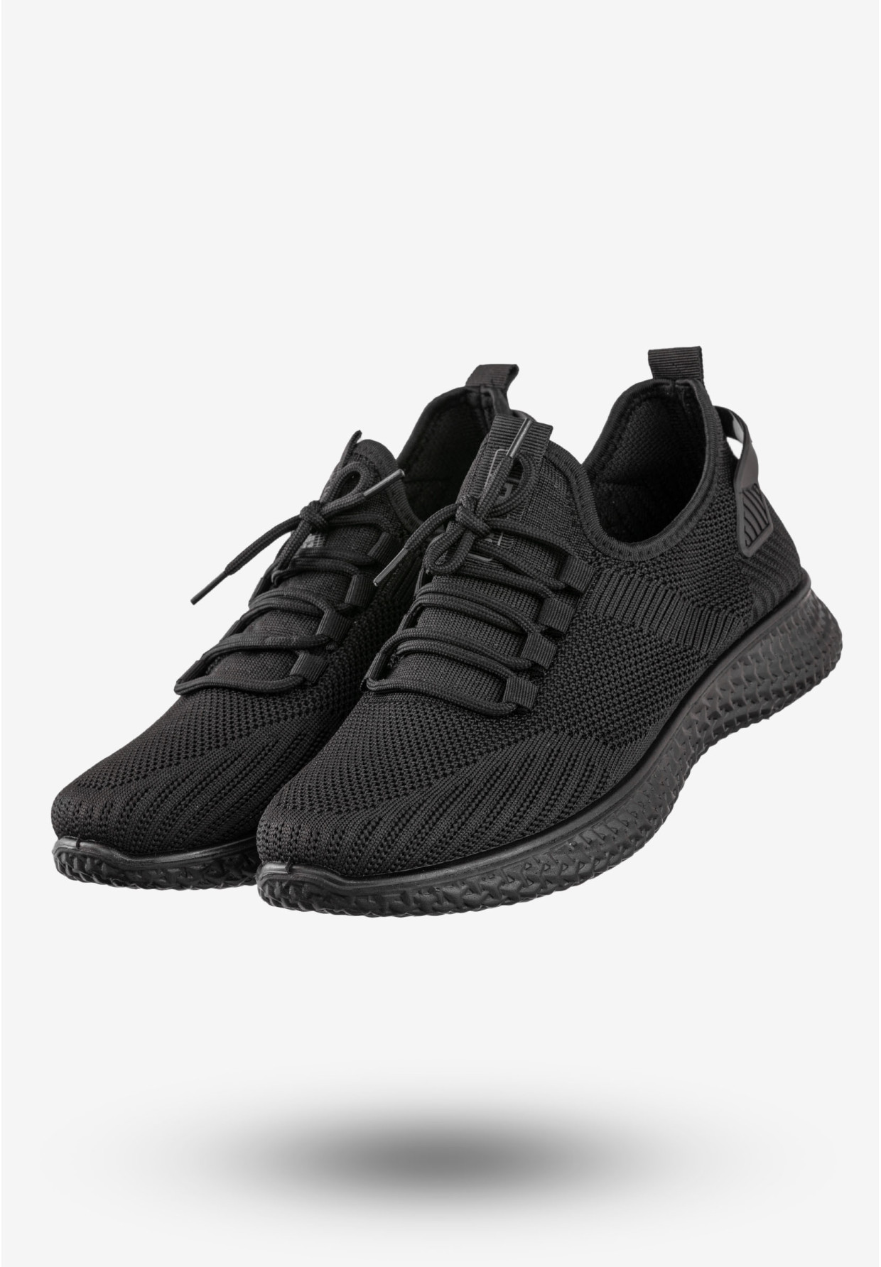 Sneakersy Męskie Buty Sportowe Lekkie News Czarne 21MN02-3634M