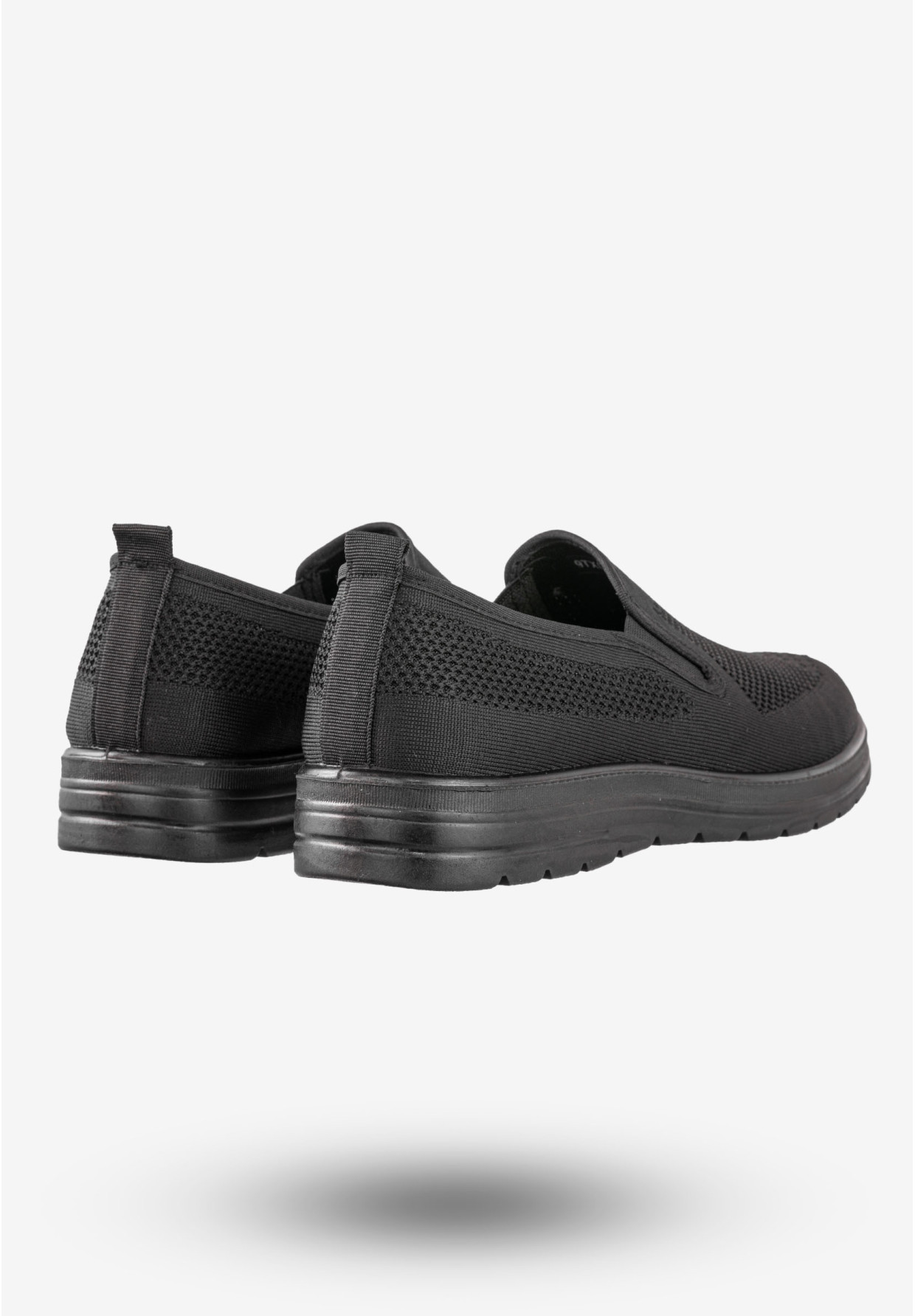 Sneakersy Męskie Buty Sportowe Wsuwane News Czarne 9TX02-1022