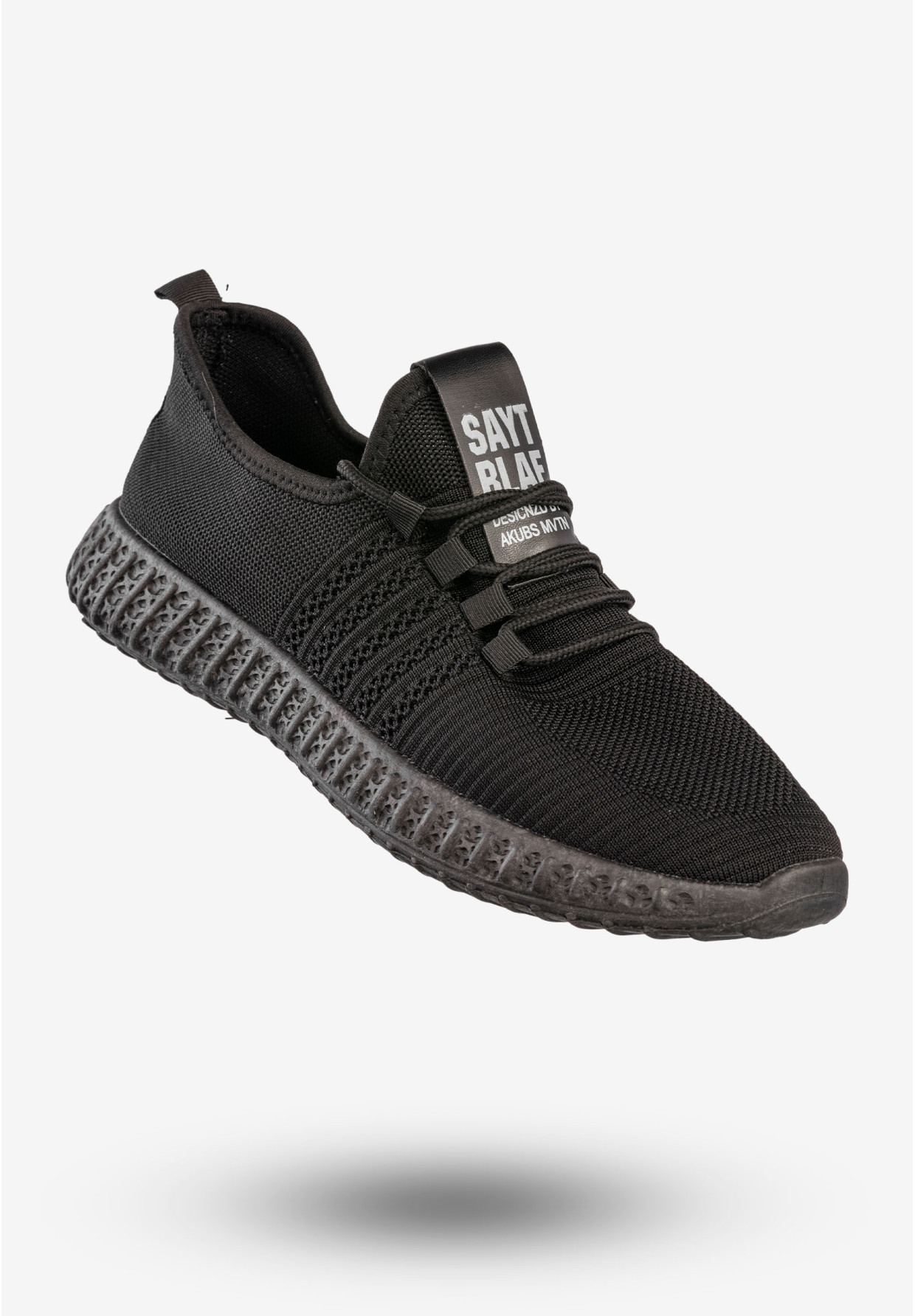 Sneakersy Męskie Buty Sportowe Wsuwane Filippo Czarne MTN2175/21BK
