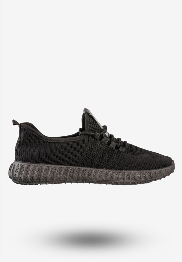 Sneakersy Męskie Buty Sportowe Wsuwane Filippo Czarne MTN2175/21BK