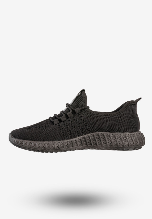 Sneakersy Męskie Buty Sportowe Wsuwane Filippo Czarne MTN2175/21BK