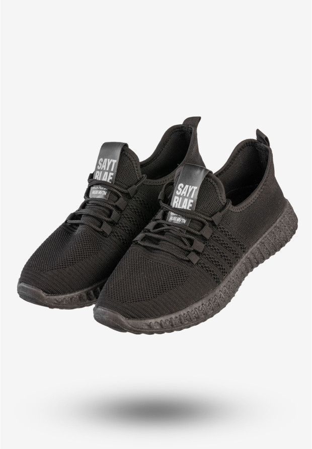 Sneakersy Męskie Buty Sportowe Wsuwane Filippo Czarne MTN2175/21BK
