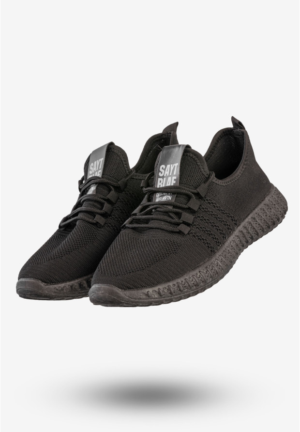 Sneakersy Męskie Buty Sportowe Wsuwane Filippo Czarne MTN2175/21BK