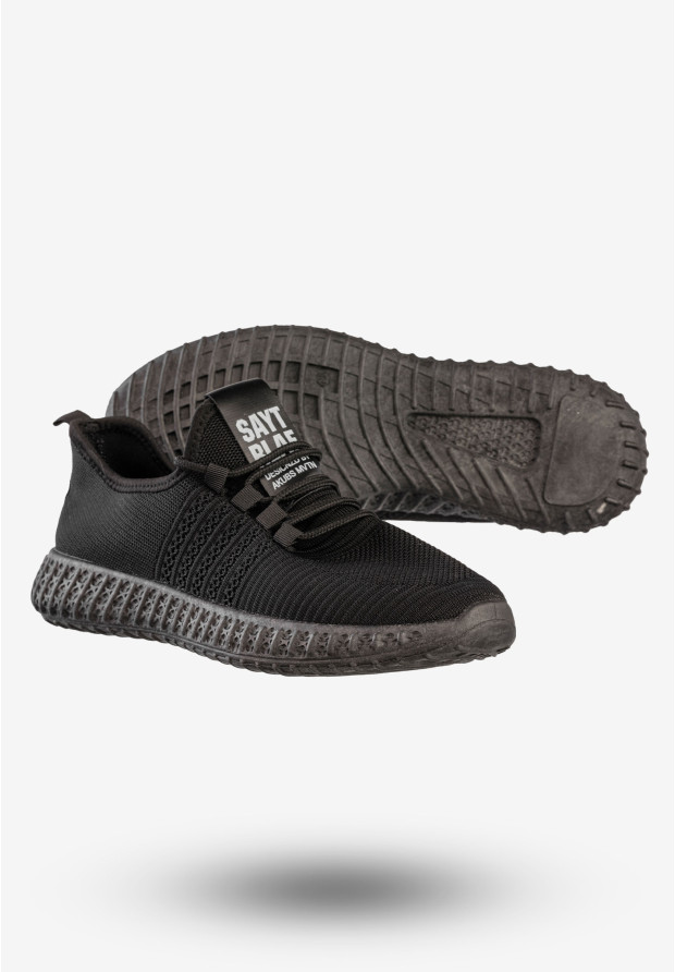 Sneakersy Męskie Buty Sportowe Wsuwane Filippo Czarne MTN2175/21BK