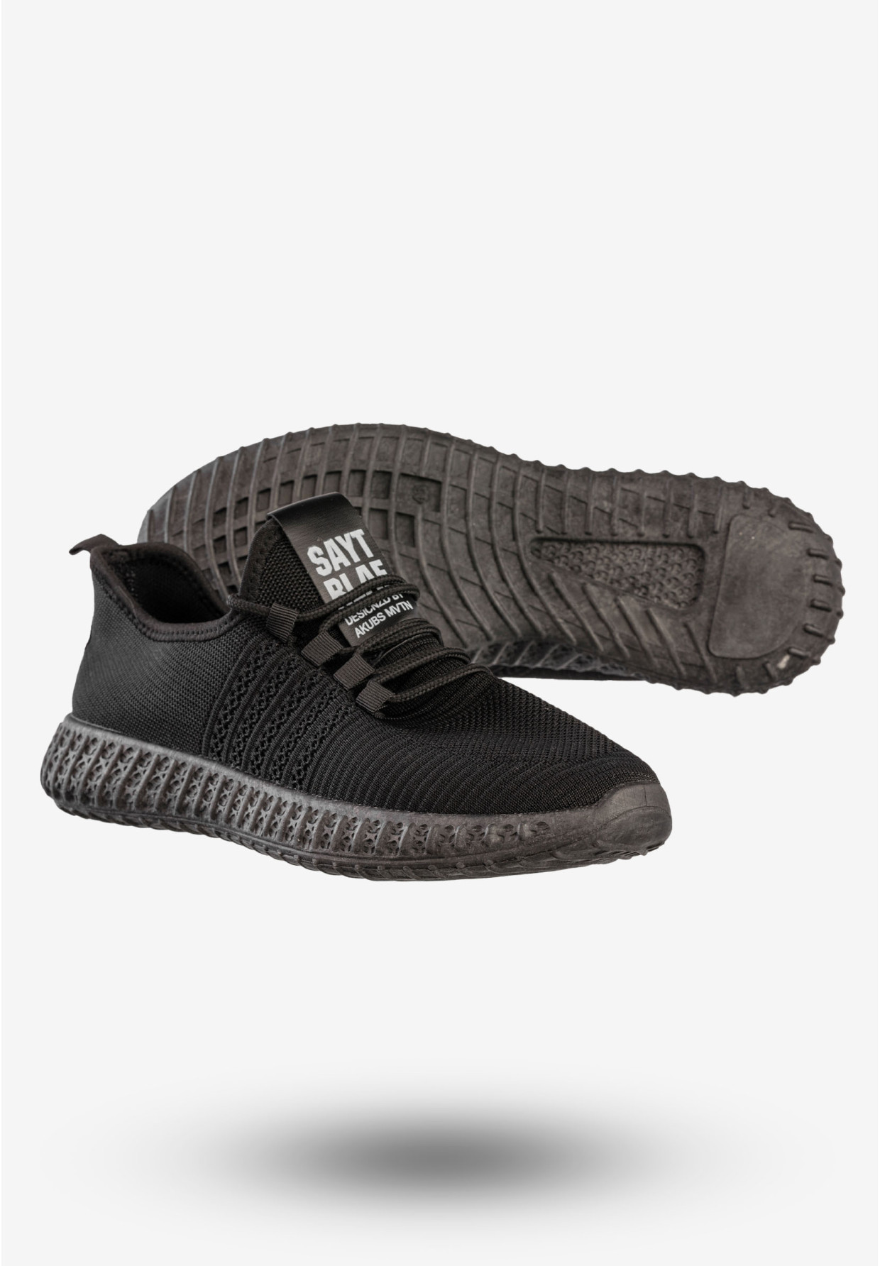 Sneakersy Męskie Buty Sportowe Wsuwane Filippo Czarne MTN2175/21BK