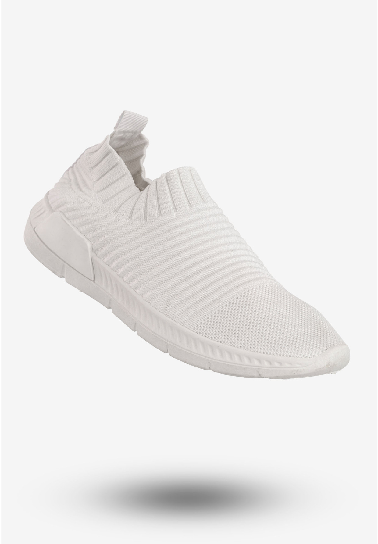 Sneakersy Damskie Wsuwane Buty Sportowe DK Białe SM-BM1809 Candy