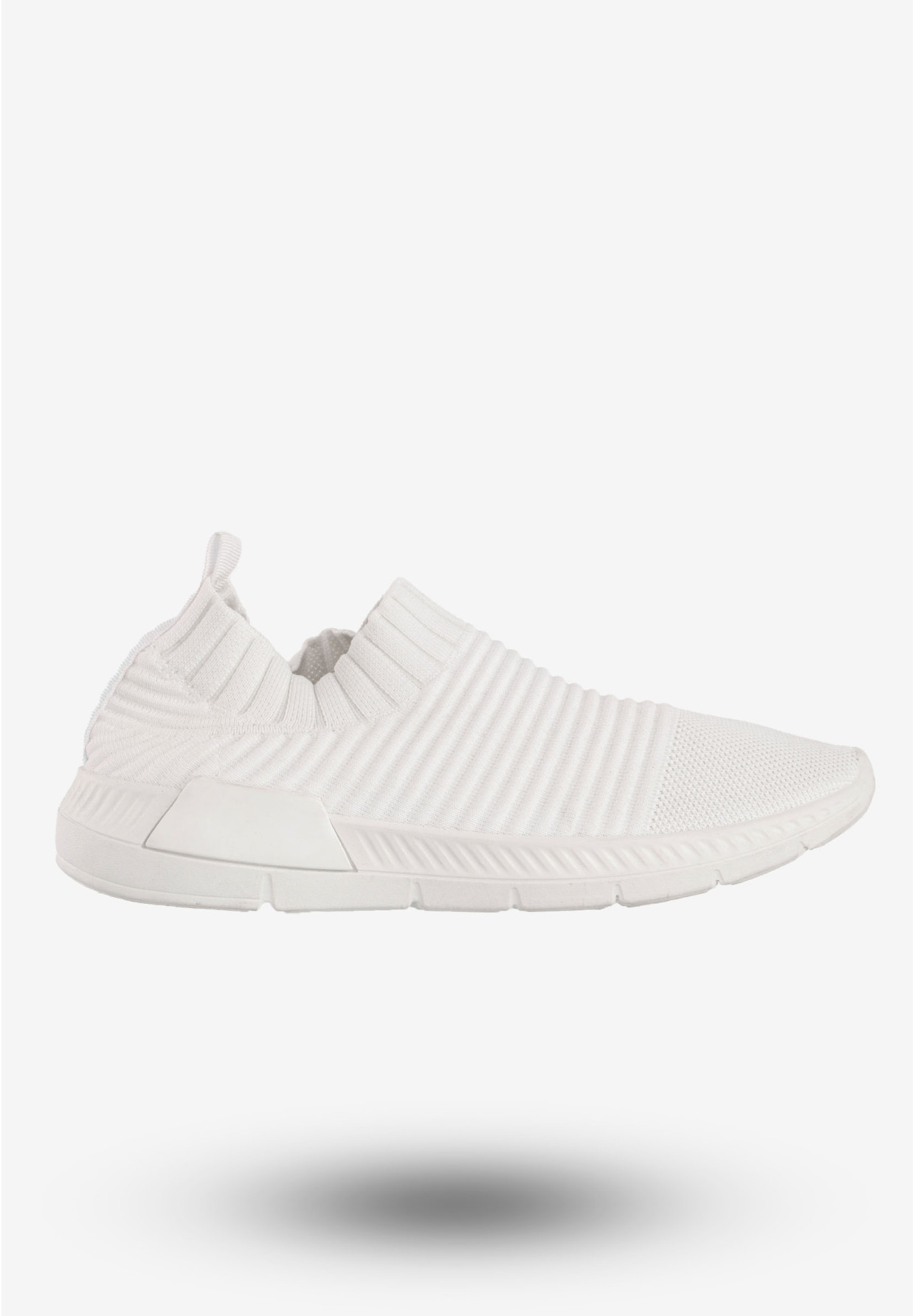 Sneakersy Damskie Wsuwane Buty Sportowe DK Białe SM-BM1809 Candy